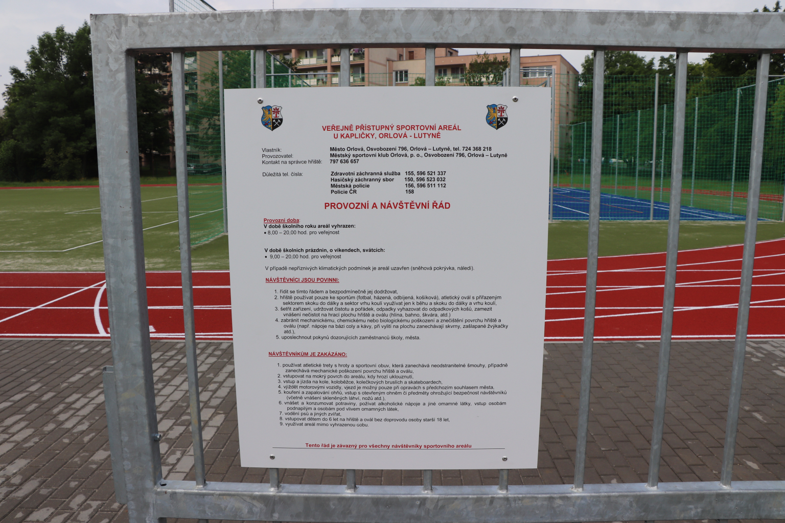 15) Veřejně přístupný sportovní areál U Kapličky, Orlová - Lutyně