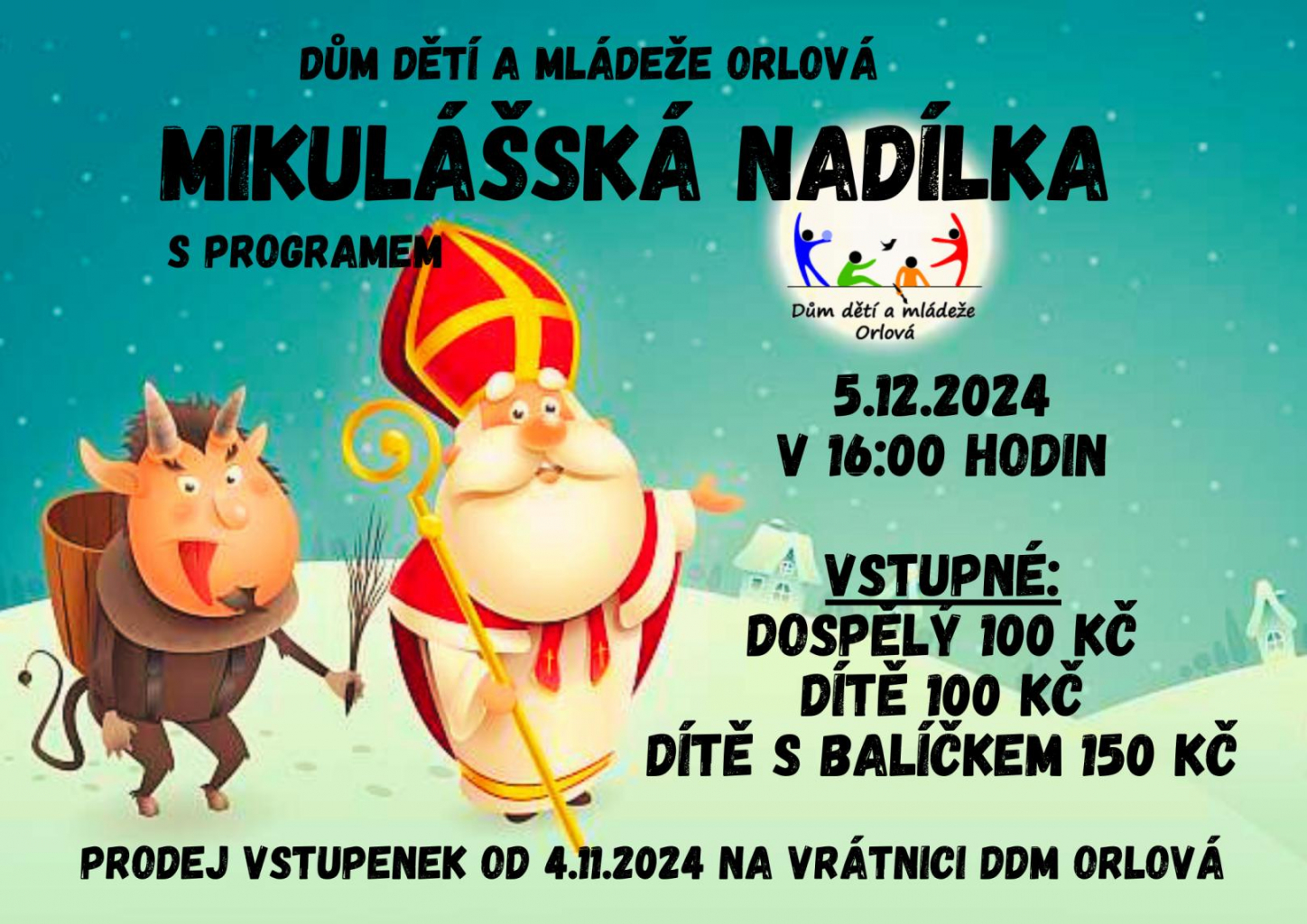 MIKULÁŠ NADĚLÍ DĚTEM BALÍČKY