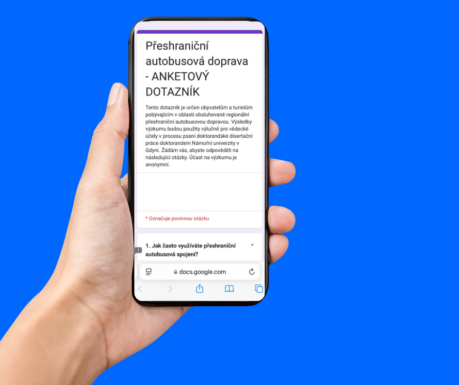 ANKETOVÝ VÝZKUM O PŘESHRANIČNÍ AUTOBUSOVÉ DOPRAVĚ