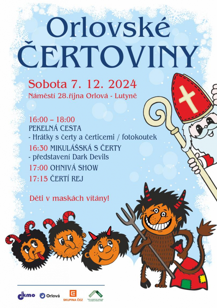 ČERTI A ČERTICE DORAZÍ NA NÁMĚSTÍ
