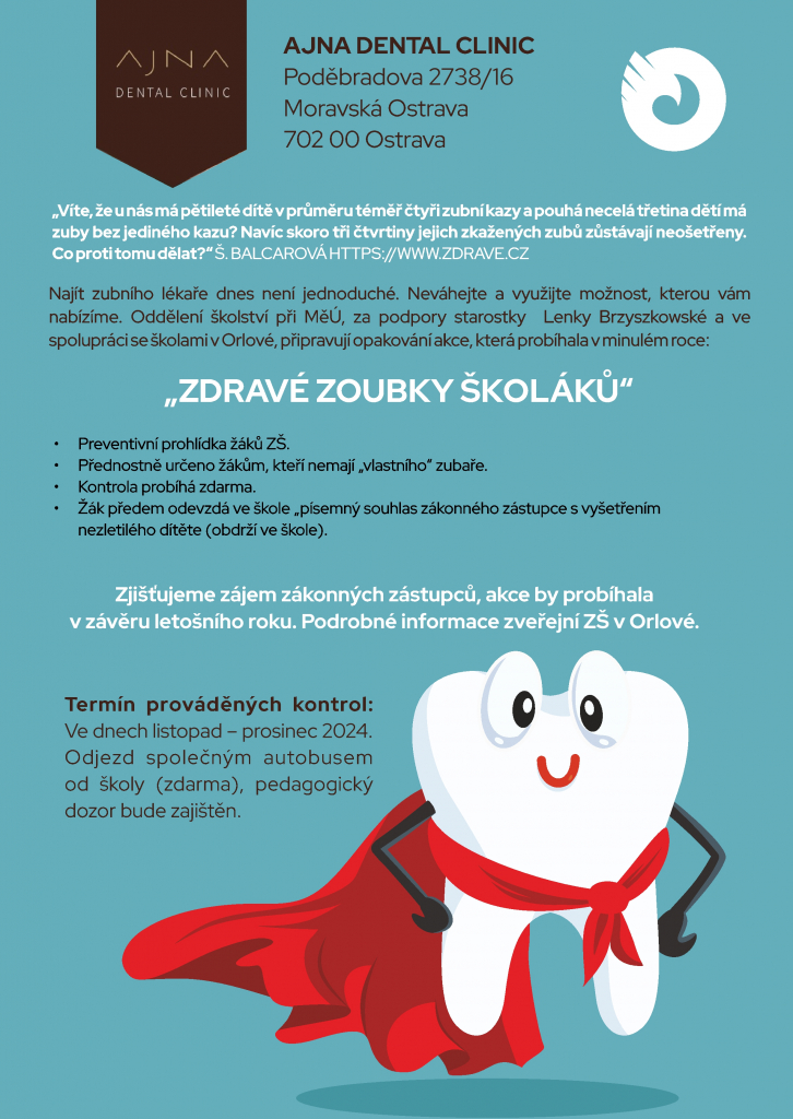 ORLOVSKÁ RADNICE ZAJISTILA DALŠÍ ZUBAŘSKÉ KONTROLY