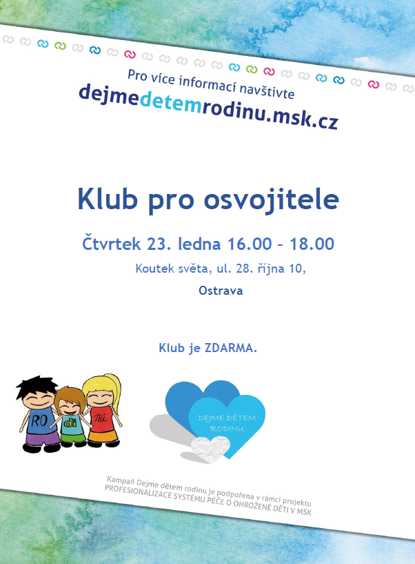 INFORMACE PRO OSVOJITELE