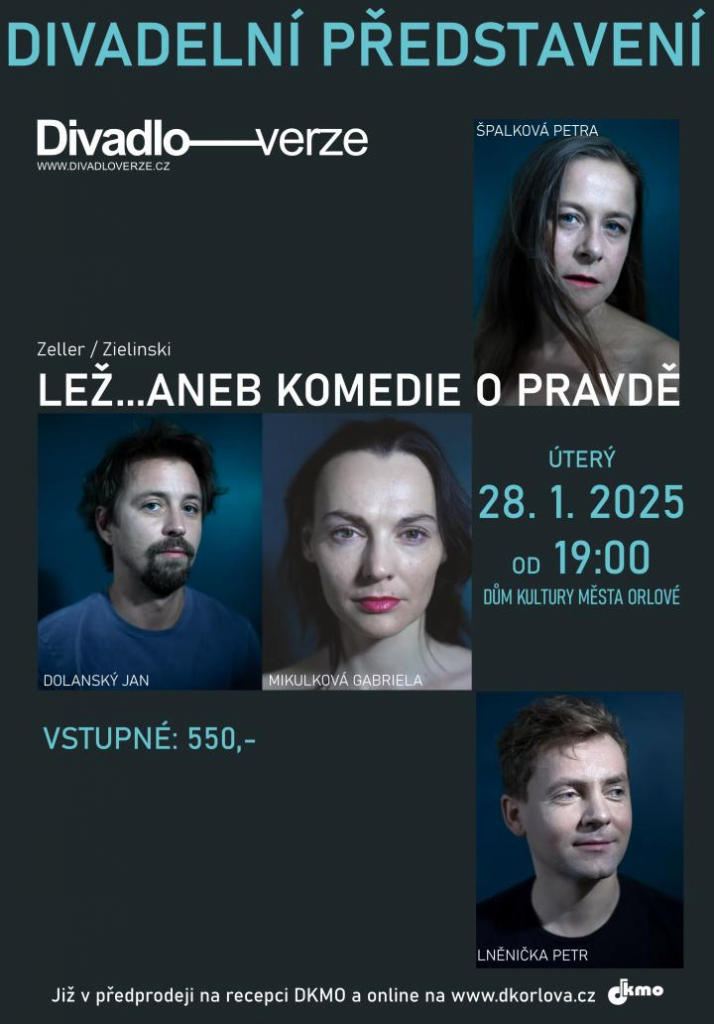POSLEDNÍ VOLNÉ VSTUPENKY NA DIVADLO VERZE