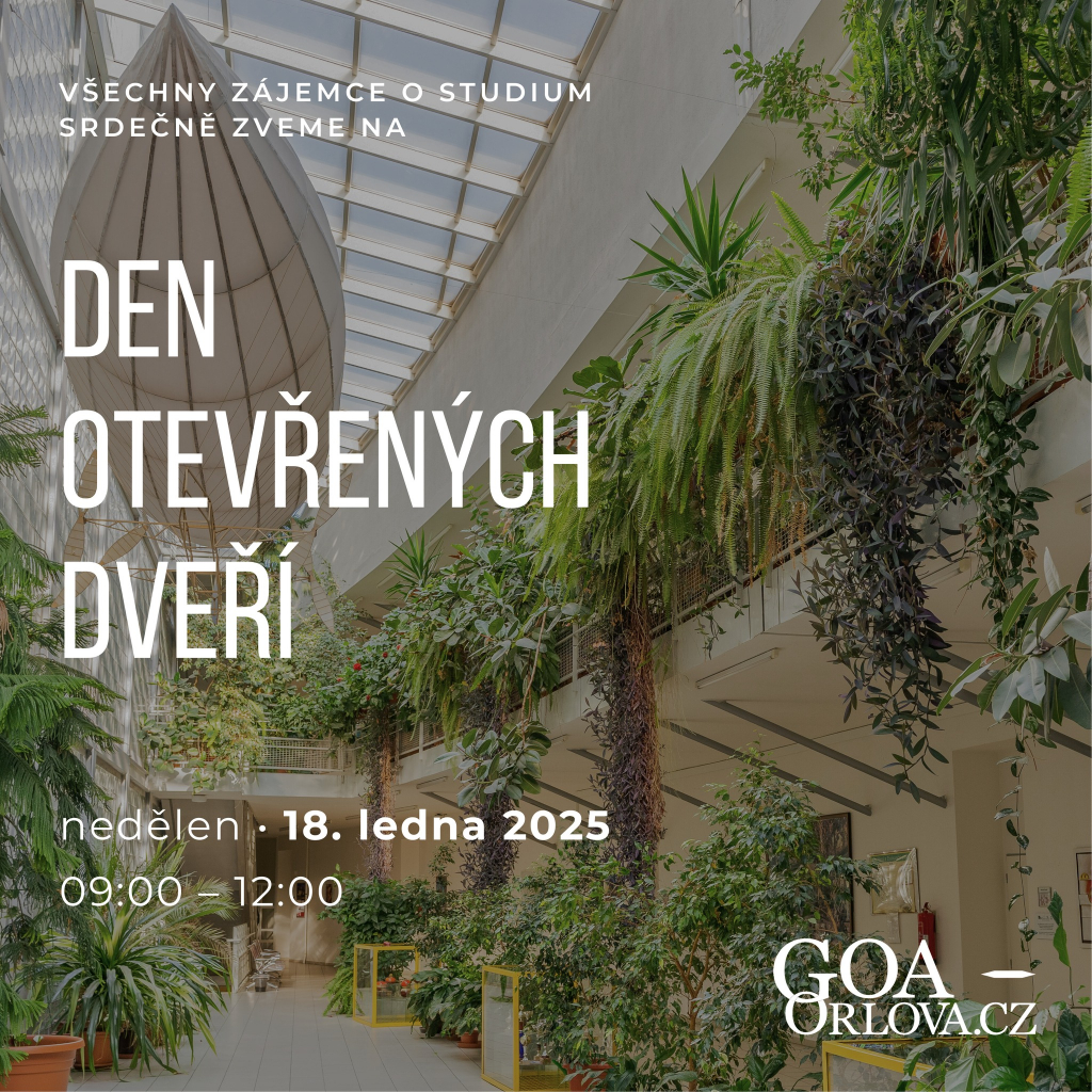 PŘIJĎTE NA DEN OTEVŘENÝCH DVEŘÍ GOA