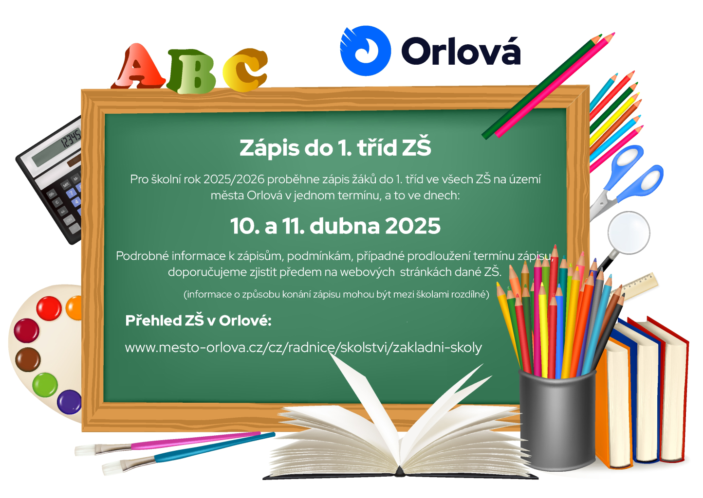 Připravujeme zápisy do MŠ a ZŠ