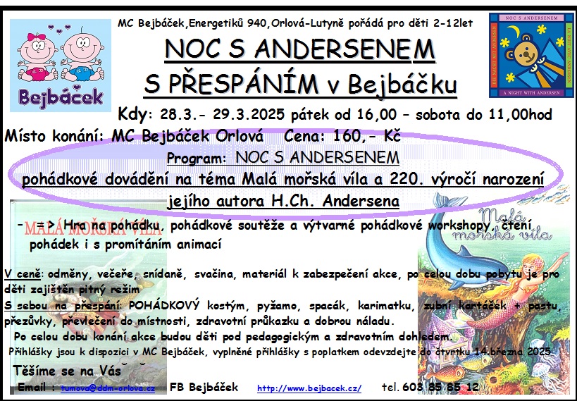 DDM - Pozvánka na akci v Bejbáčku