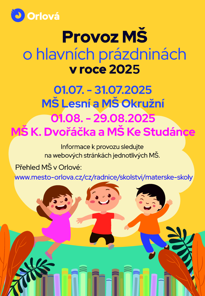 Provoz MŠ v době hlavních prázdnin