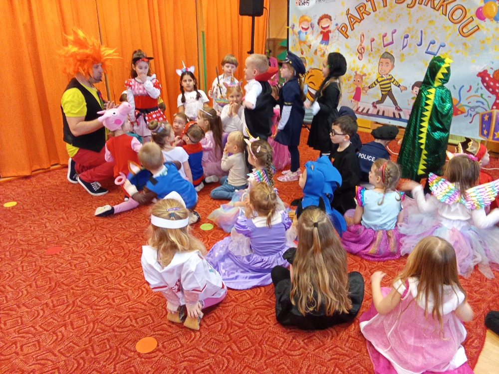 Veselý karneval na MŠ Kpt. Jaroše