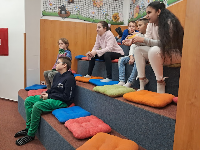 Velikonoční beseda žáků IV. A ze ZŠ Jarní v městské knihovně
