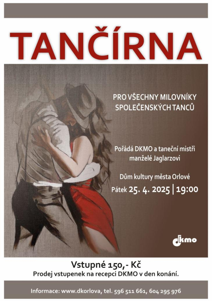 ZVEME MILOVNÍKY SPOLEČENSKÝCH TANCŮ NA TANČÍRNU
