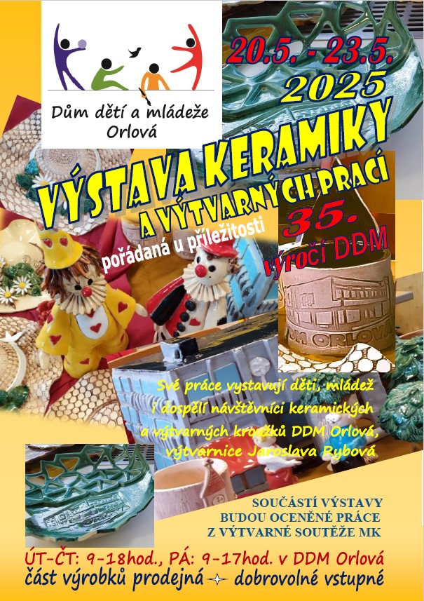 DDM - Výstava keramiky a výtvarných prací