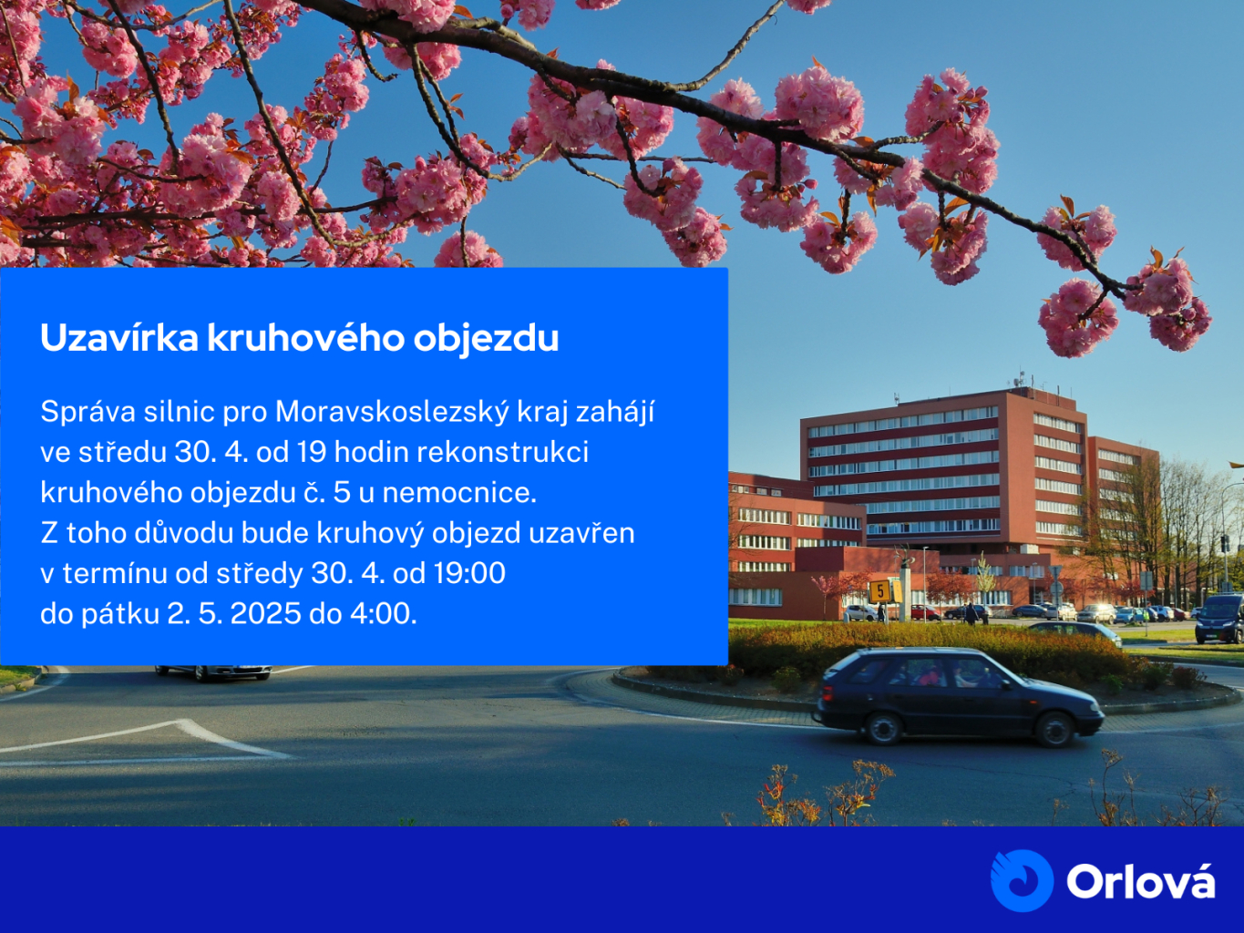 UZAVÍRKA KRUHOVÉHO OBJEZDU