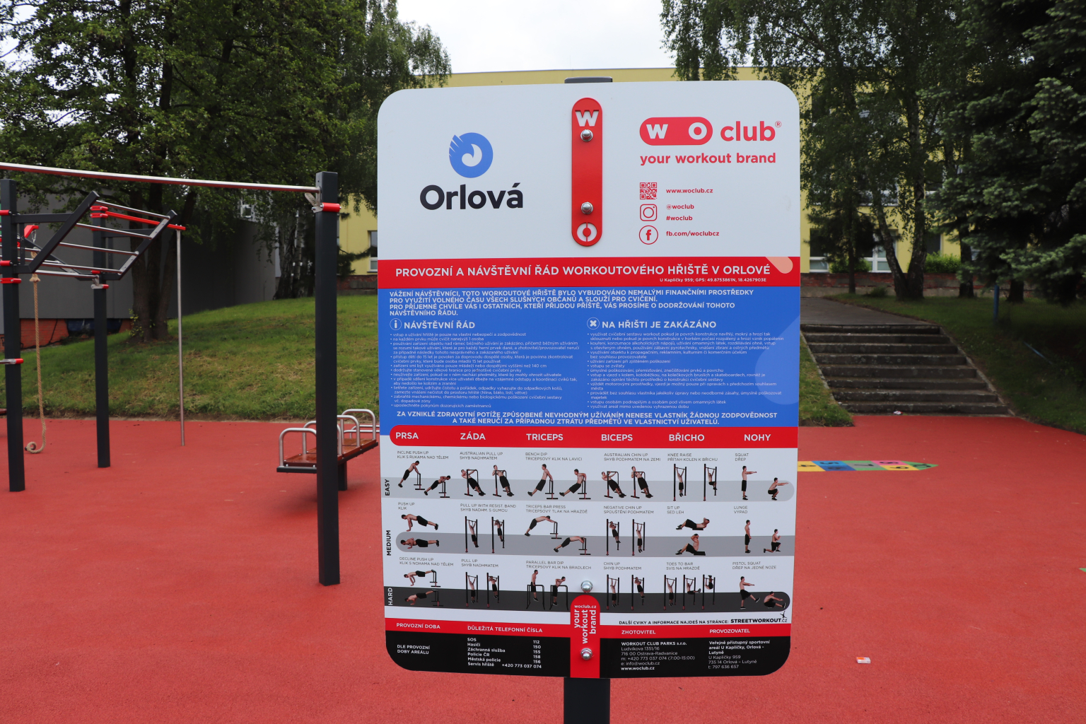 16) WORKOUT Hřiště U Kapličky, Orlová - Lutyně