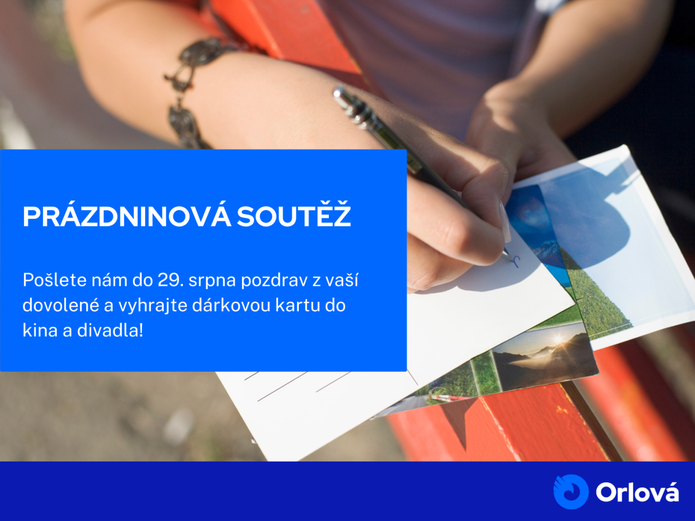 POŠLETE NÁM POHLED A VYHRAJTE POUKÁZKU DO KINA ČI DIVADLA!