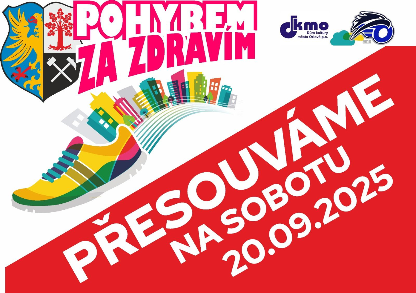 POHYBEM ZA ZDRAVÍM SE PŘESOUVÁ NA PŘÍŠTÍ SOBOTU