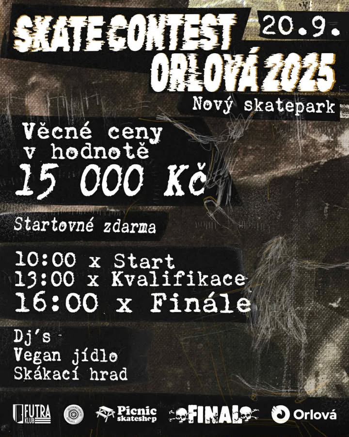 NOVÝ SKATEPARK ZAŽIJE PRVNÍ SKATEBOARDOVÉ ZÁVODY