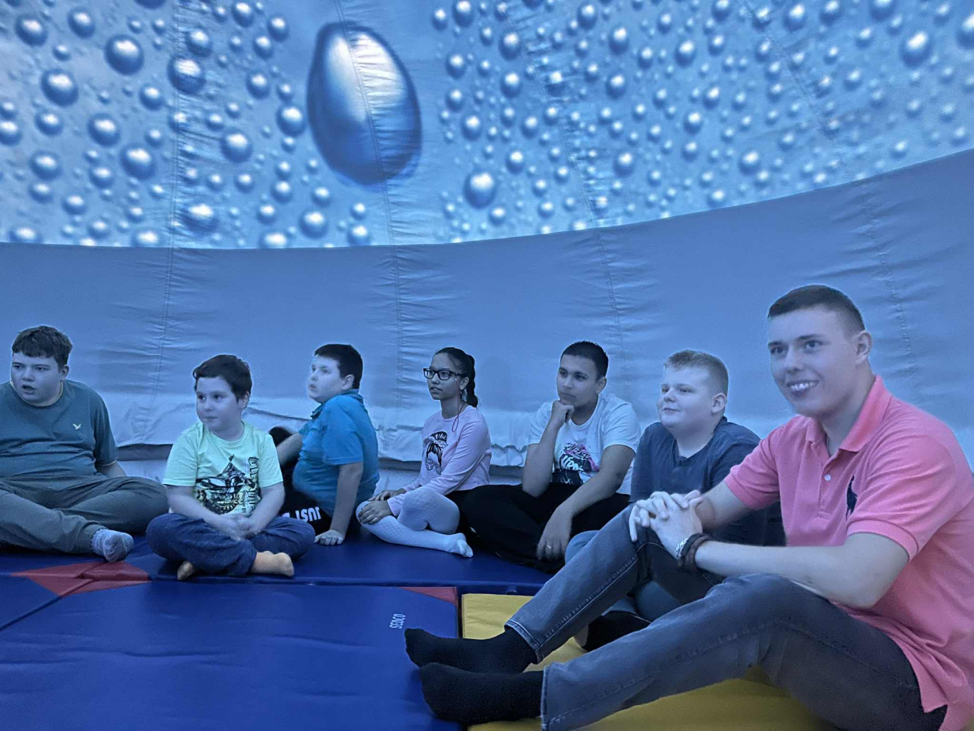 Kosmický zážitkový stan v ZŠ Jarní