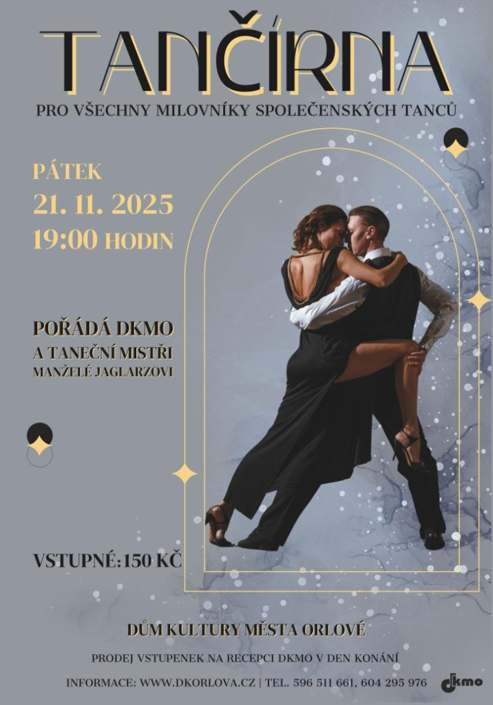 MILOVNÍCI SPOLEČENSKÉHO TANCE, NENECHTE SI UJÍT LISTOPADOVOU TANČÍRNU