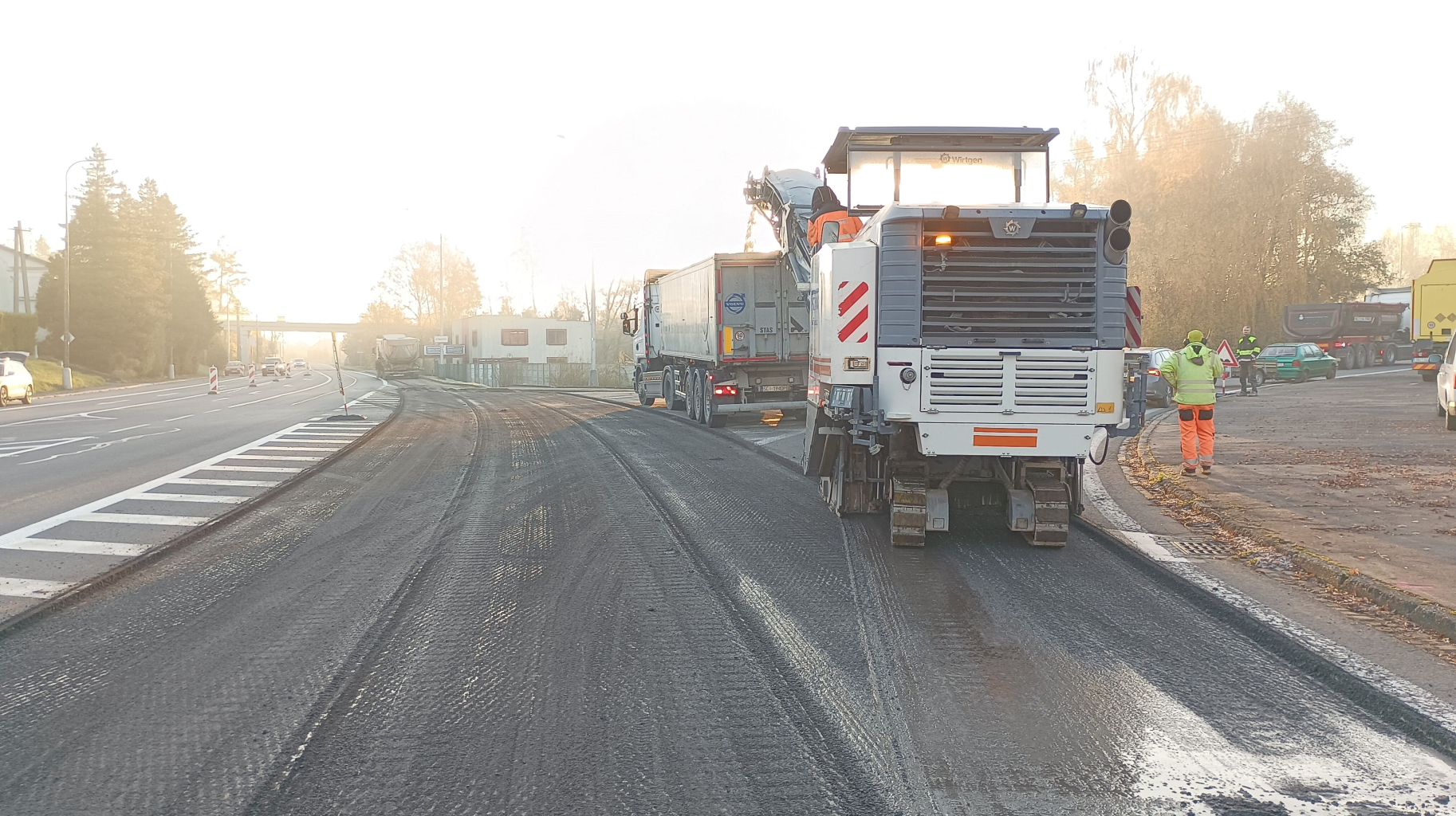 ZAČALA OPRAVA NADJEZDU V DĚTMAROVICÍCH