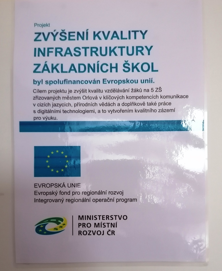 ZŠ K. Dvořáčka - Zvyšování kvality infrastruktury základních škol