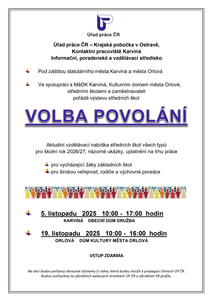 BLÍŽÍ SE VOLBA POVOLÁNÍ