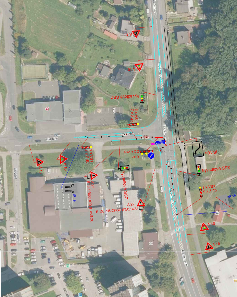 VYHNĚTE SE ZÁCPĚ. POKUD MŮŽETE, VOLTE ALTERNATIVNÍ TRASU