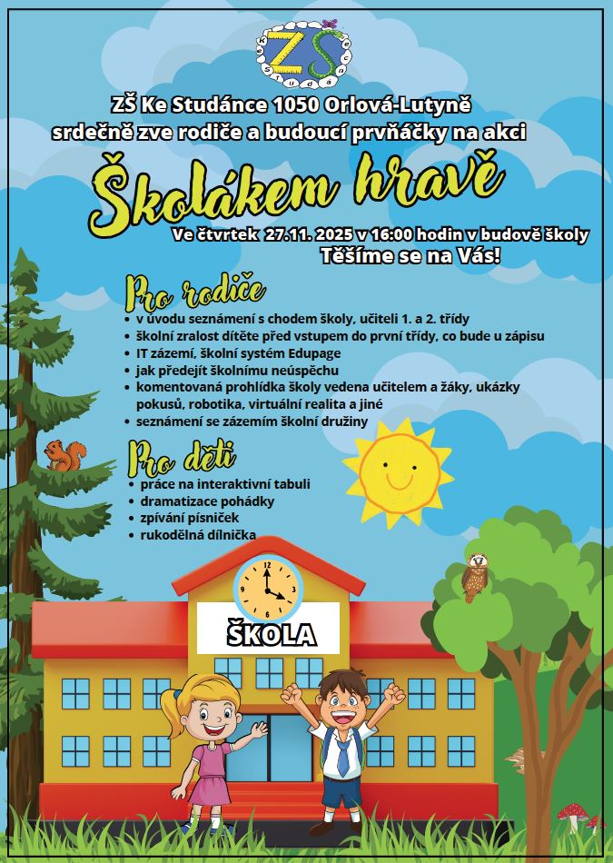 Den otevřených dveří na Studánce aneb Školákem hravě