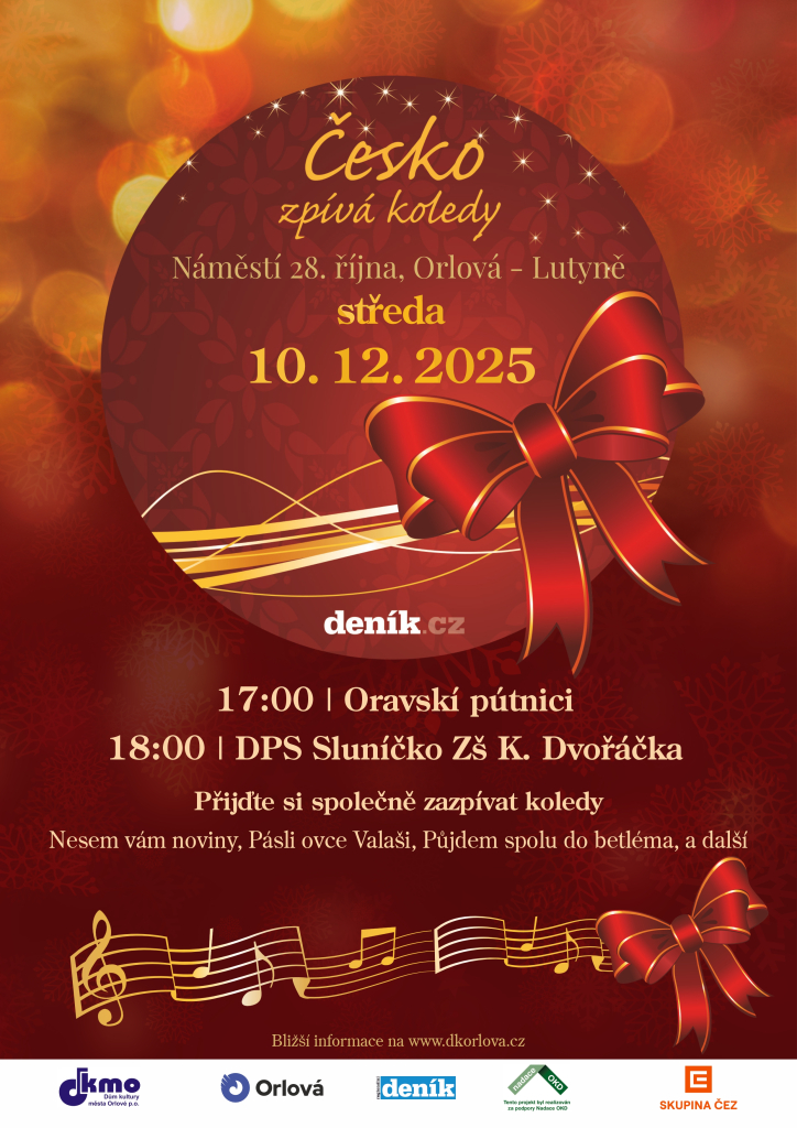NÁMĚSTÍM ZAZNÍ VÁNOČNÍ KOLEDY