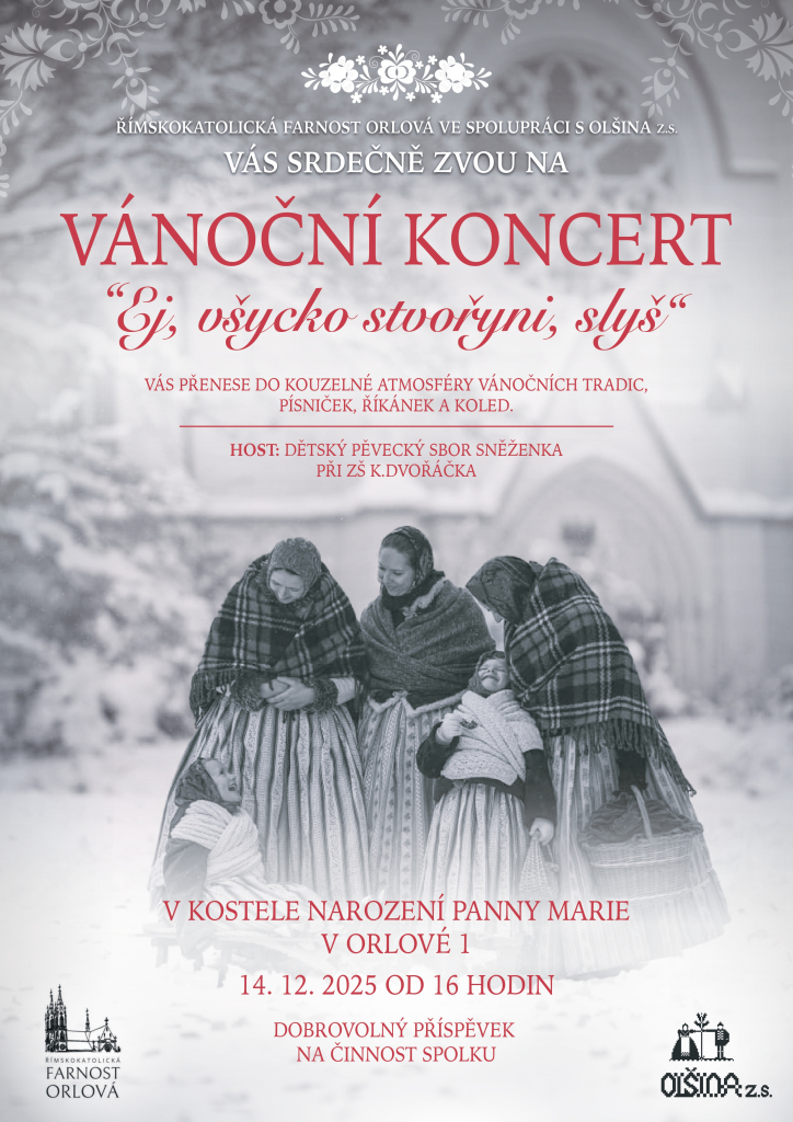 OLŠINA V KOSTELE PŘIPOMENE STARÉ SLEZSKÉ KOLEDY