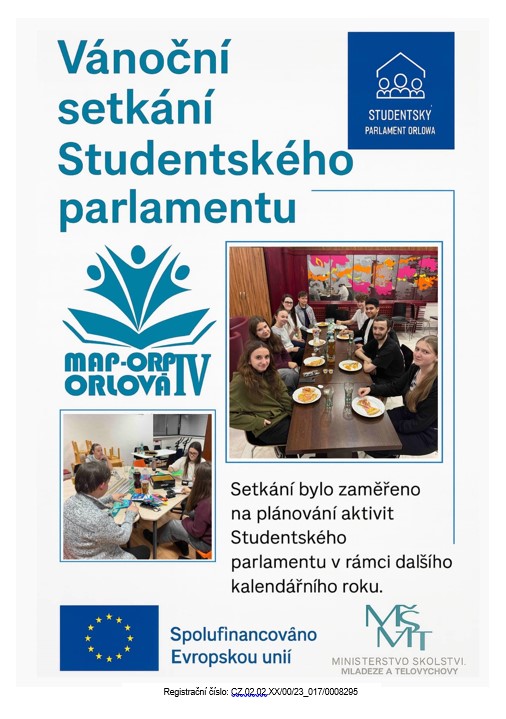 MAP IV - Vánoční setkání Studentského parlamentu Orlová