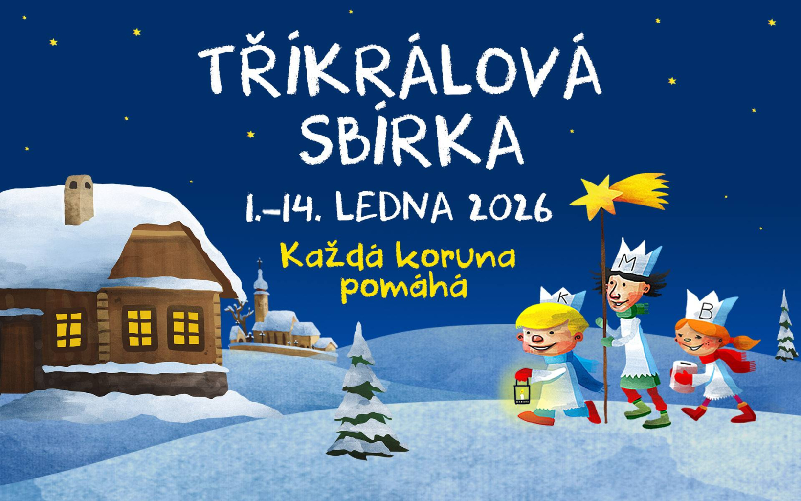 PROBÍHÁ TRADIČNÍ TŘÍKRÁLOVÁ SBÍRKA