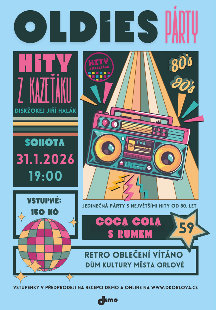 OPĚT ZAZNÍ HITY Z KAZEŤÁKU. PŘIJĎTE SI ZATANCOVAT