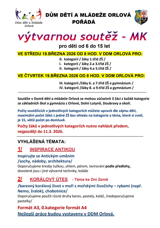 DDM - Vyhlášení výtvarné soutěže