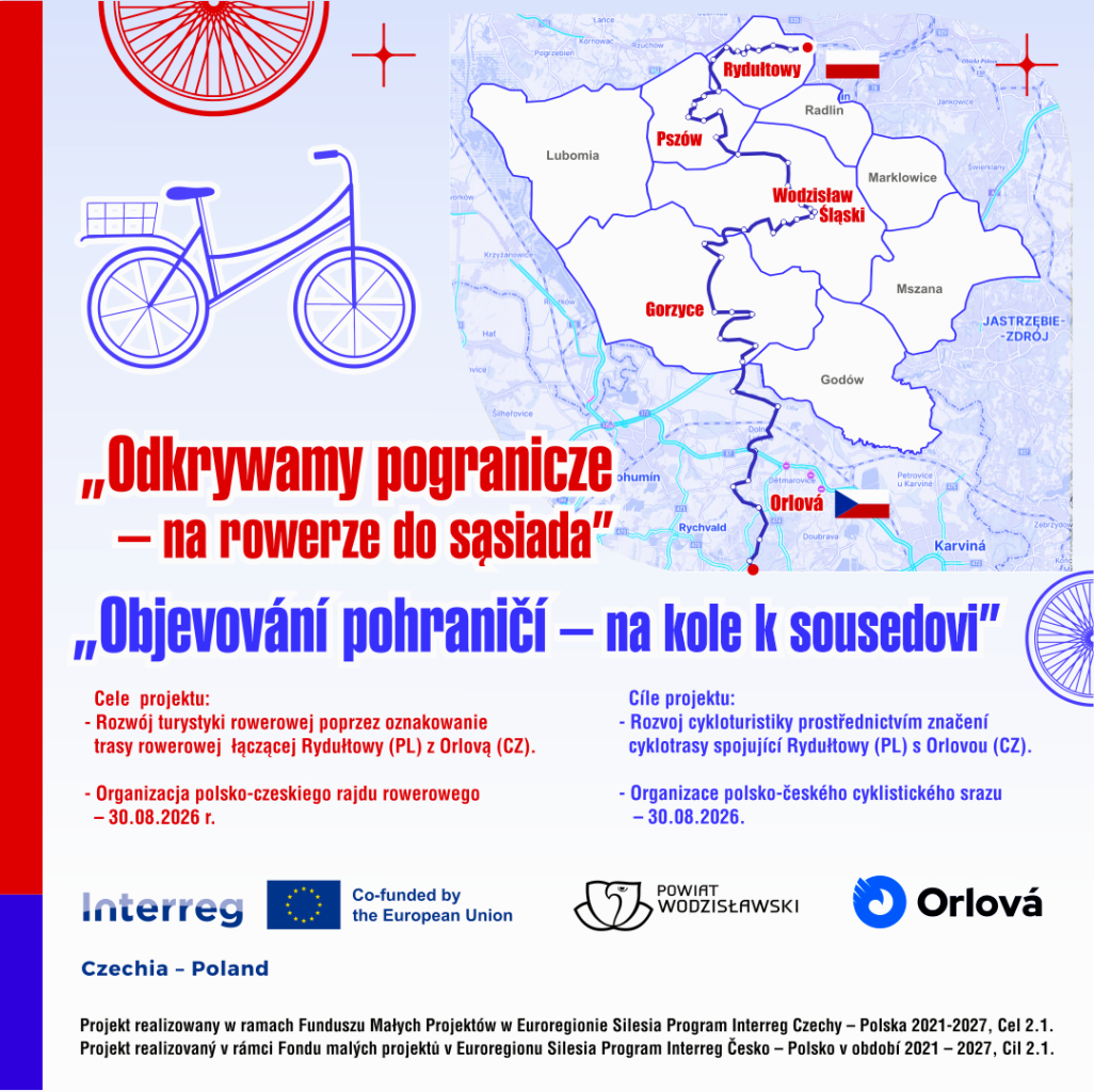 ORLOVOU A RYDUŁTOWY SPOJÍ CYKLOSTEZKA