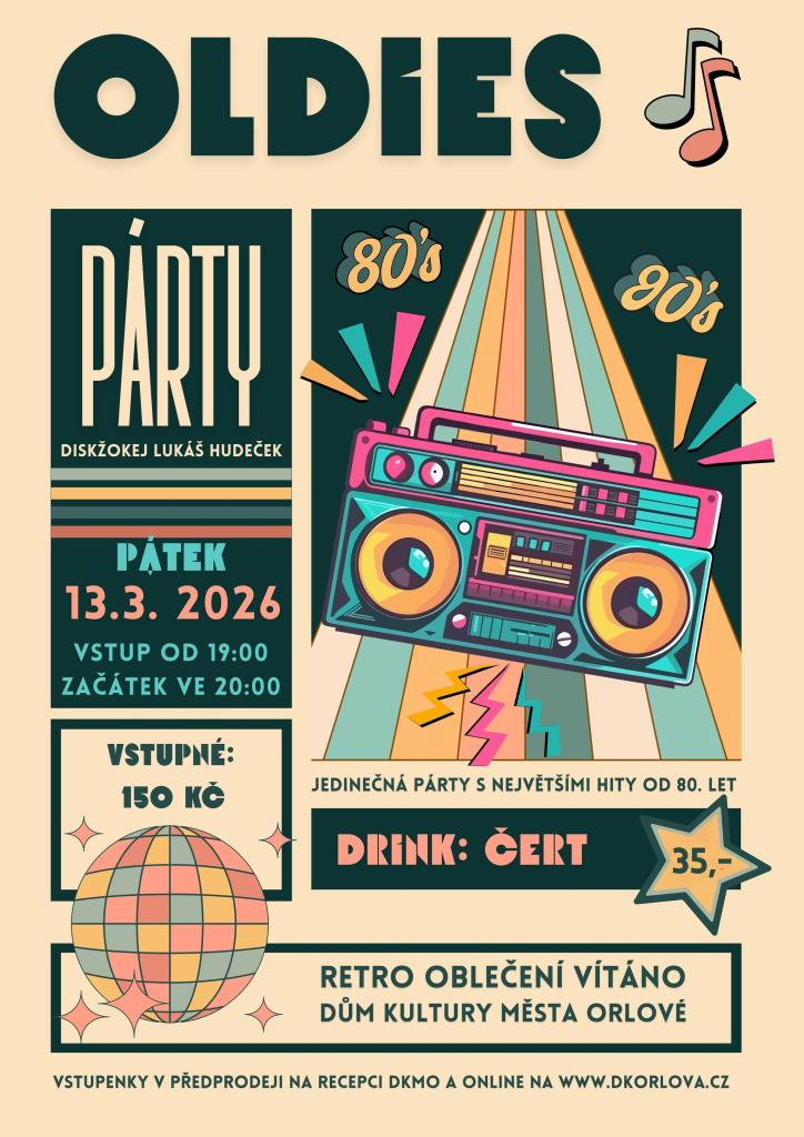 BŘEZNOVÁ OLDIES PÁRTY UŽ KLEPE NA DVEŘE