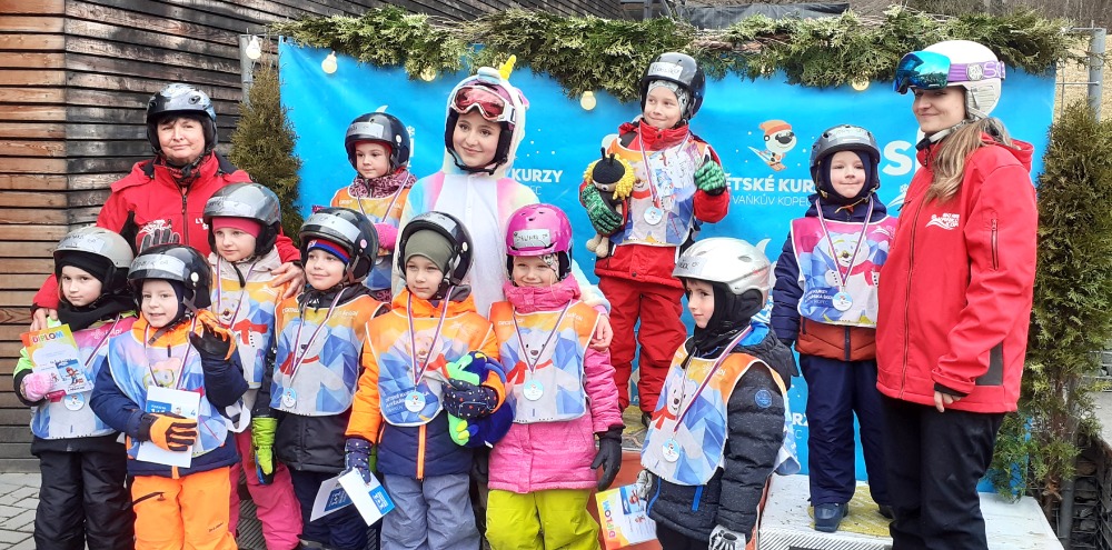 MŠ Okružní i MŠ Husova - MALÍ LYŽAŘI