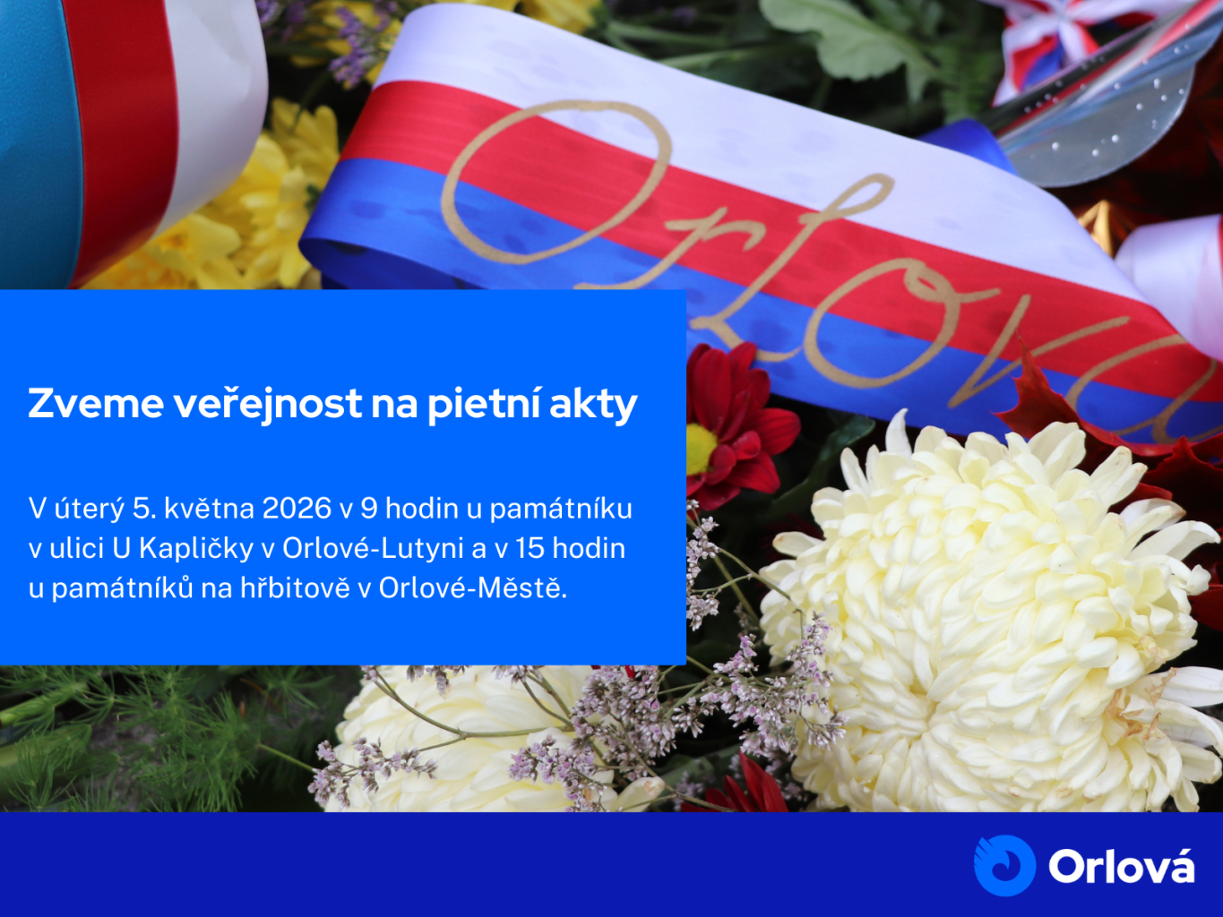ORLOVÁ SI PŘIPOMENE 81. VÝROČÍ OSVOBOZENÍ