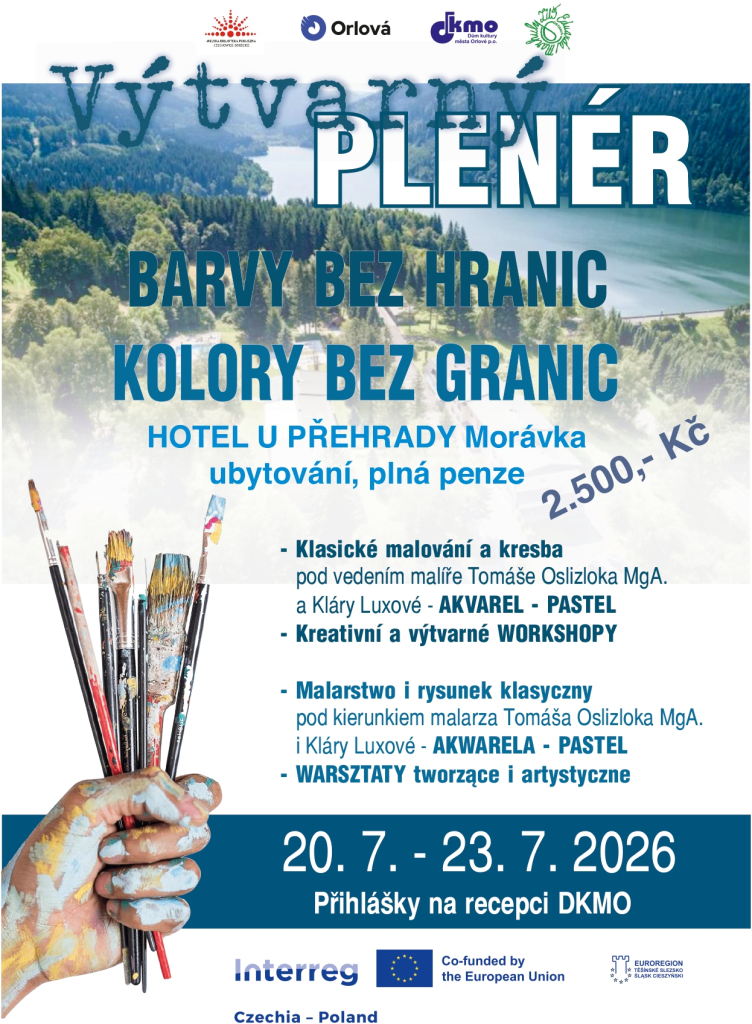 MALOVÁNÍ V PŘÍRODĚ NABÍZÍ JEŠTĚ VOLNÁ MÍSTA