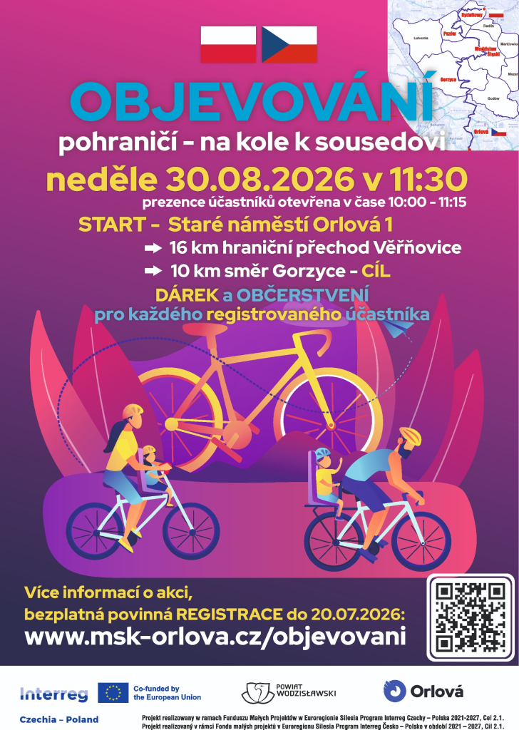 „Objevování pohraničí – na kole k sousedovi“ - pojeďte s námi
