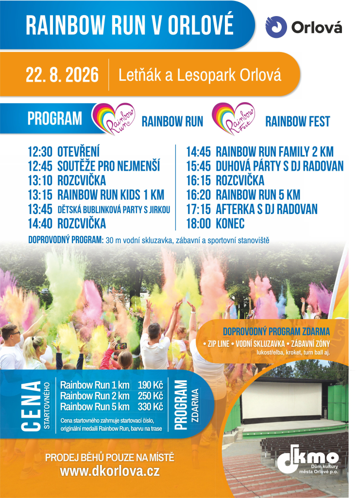 RAINBOW RUN OPĚT VYBARVÍ LESOPARK