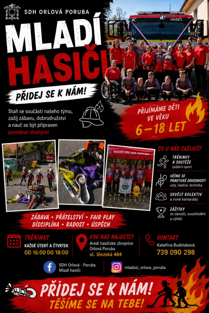 CHCEŠ SE NAUČIT NOVÉ DOVEDNOSTI? PŘIDEJ SE K DOBROVOLNÝM HASIČŮM!