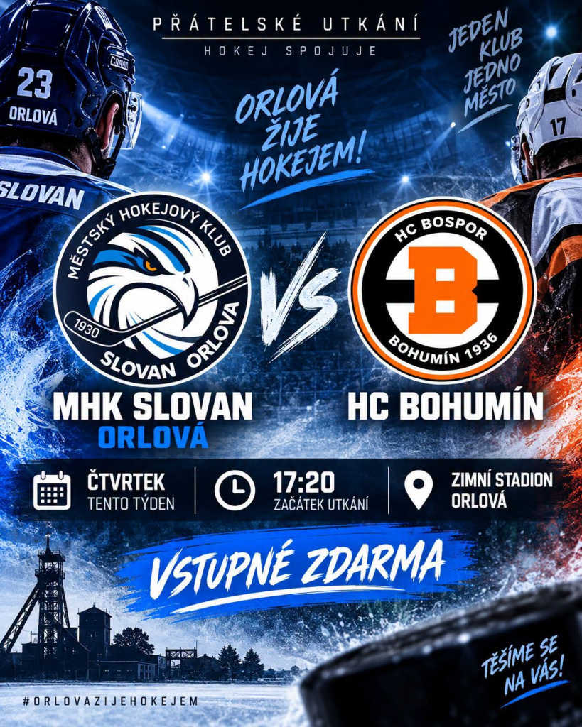 SLOVAN ORLOVÁ ZAHÁJÍ NOVOU SEZONU NA DOMÁCÍM LEDĚ