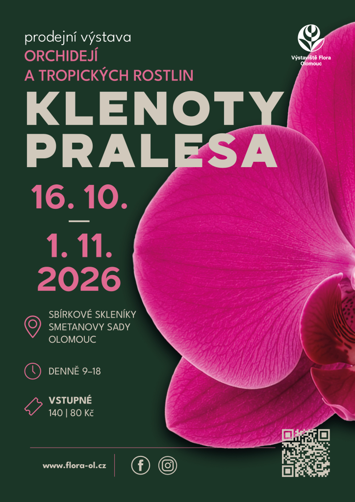OLOMOUCKÉ SKLENÍKY ZVOU NA VÝSTAVU ORCHIDEJÍ