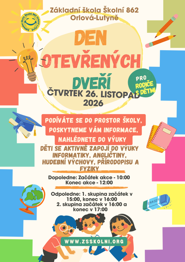 ZŠ Školní - Zveme vás na Den otevřených dveří