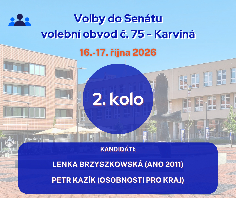 DRUHÉ KOLO SENÁTNÍCH VOLEB SE BLÍŽÍ
