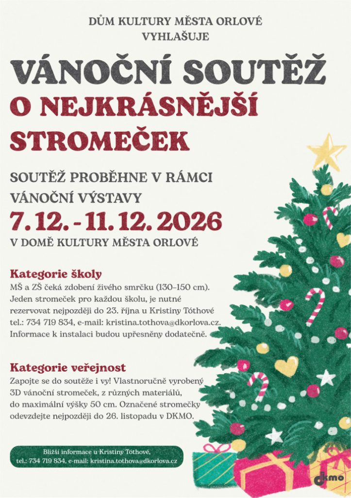 KDO VYROBÍ NEJKRÁSNĚJŠÍ VÁNOČNÍ STROMEČEK?