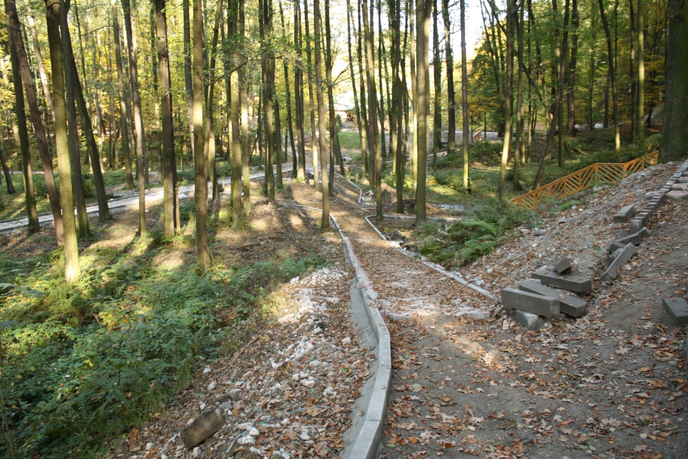 Revitalizace lesoparku - říjen 2017 